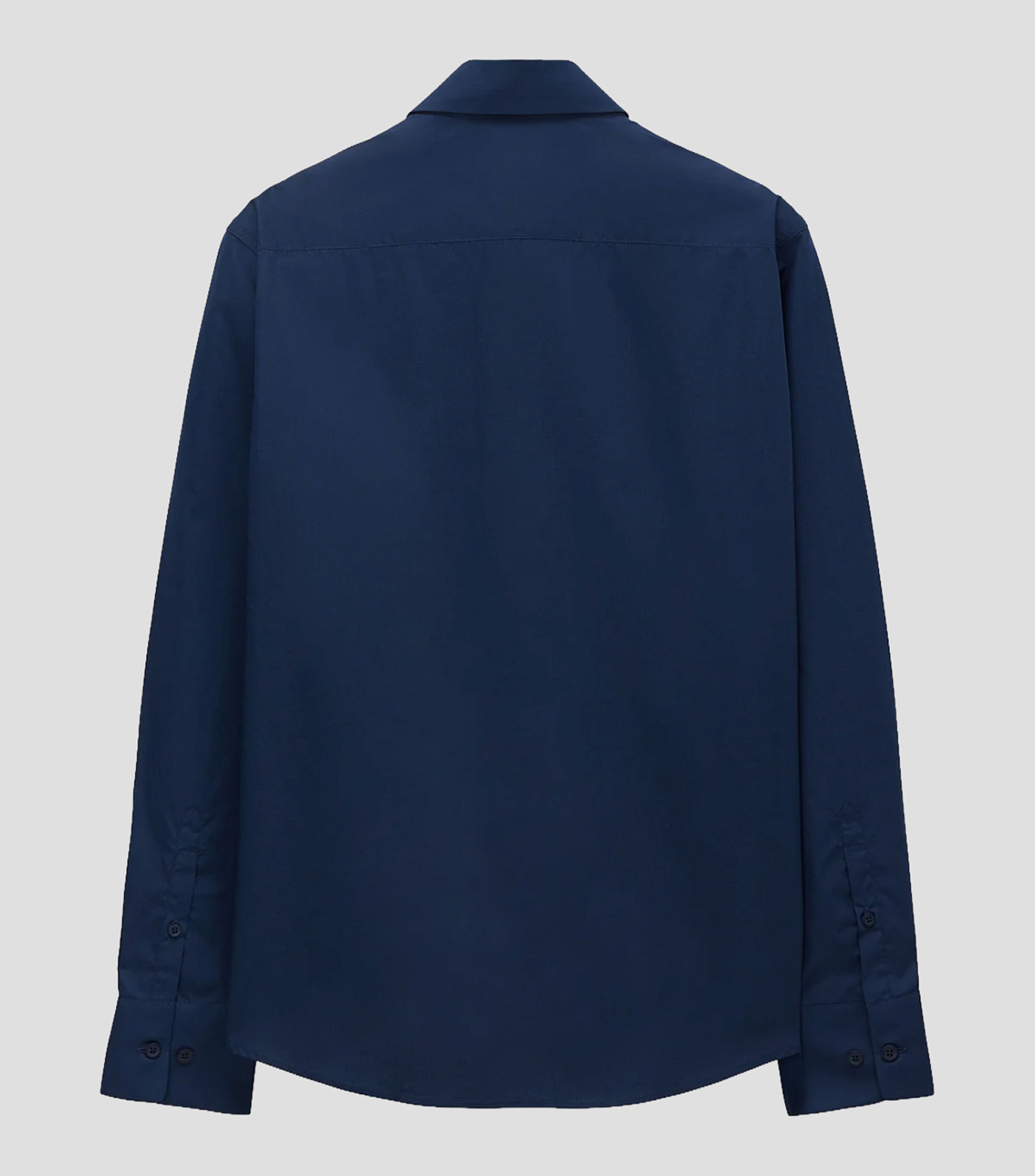 Camisa lisa manga larga Mujer
